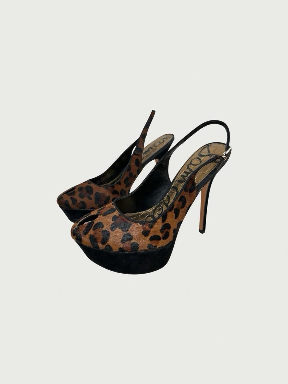 Leopard Print Platform Heels